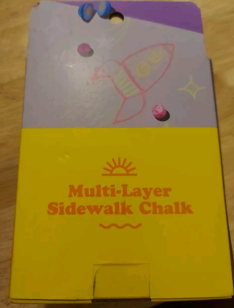 SUN SQUAD Multi-Layer Sidewalk Chalk - Great Stocking Stuffer Idea !!!