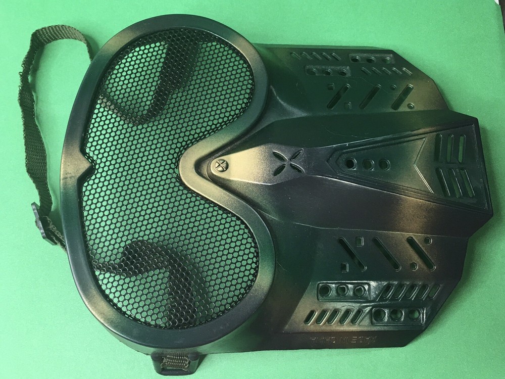 Tactical Airsoft Goggle Mask Paintball Face Protective Mesh Plastic Adjustable