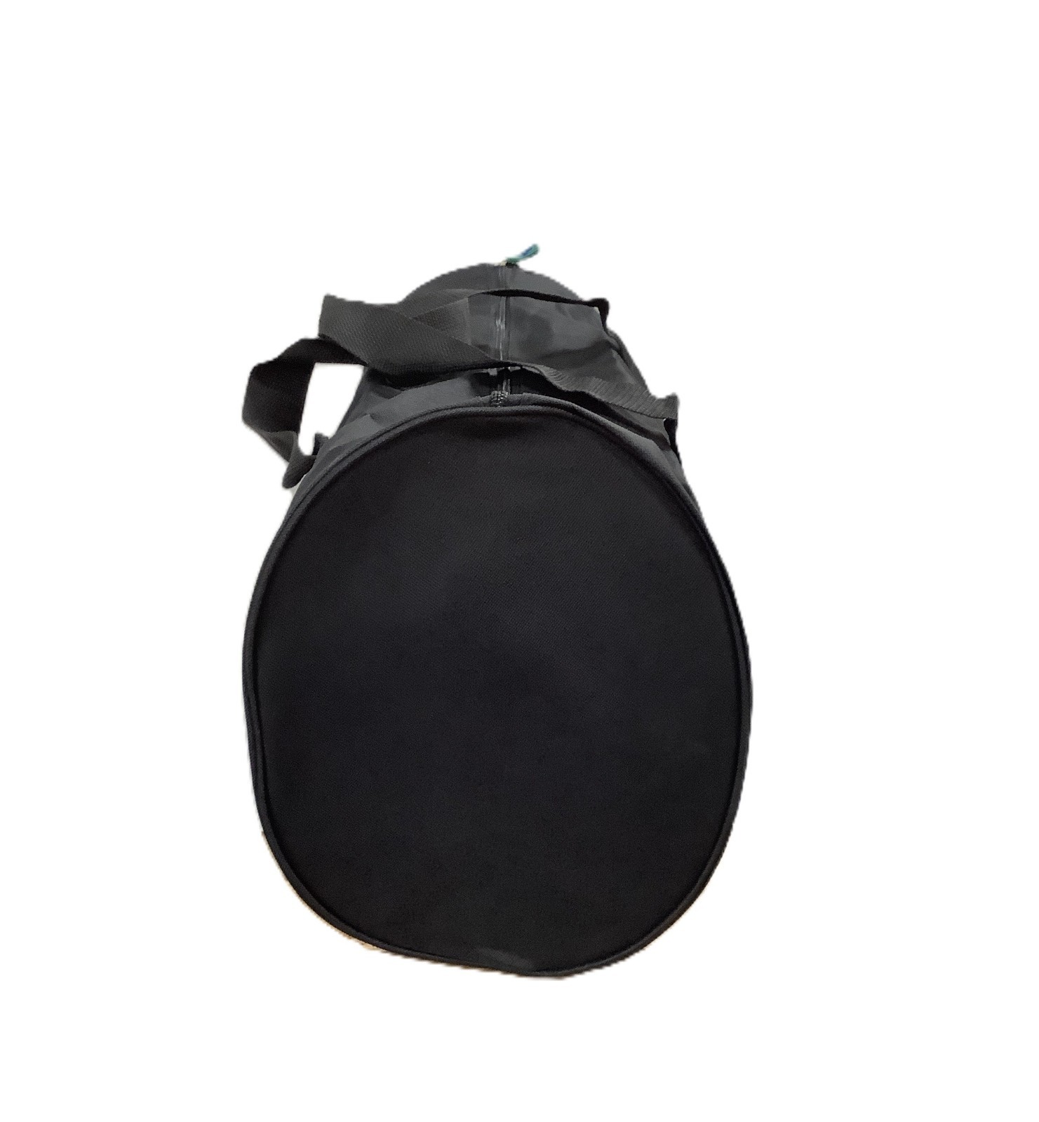 black duffel bag