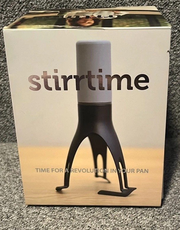 Stirtime Automatic Pan Stirrer Timer Light Gray & Gray