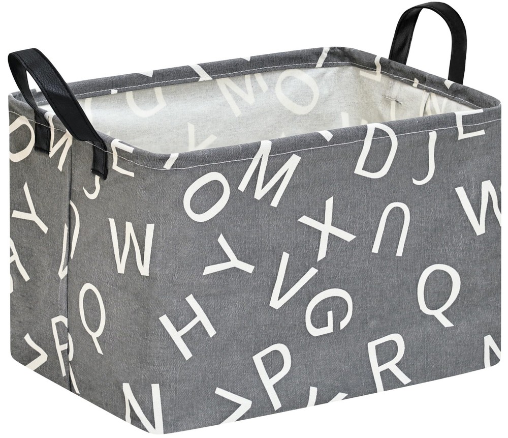 HUAYEE Rectangle Easter Gift Basket Storage Bin Laundry Hamper Storage Organi...