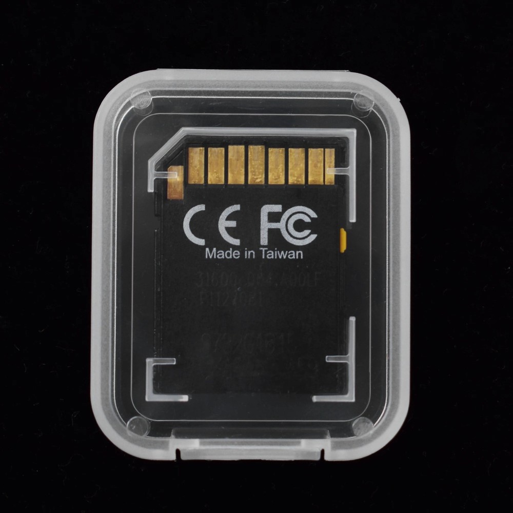10PCS Transparent Standard SD SDHC Memory Card Case Holder Box Storage Boxes
