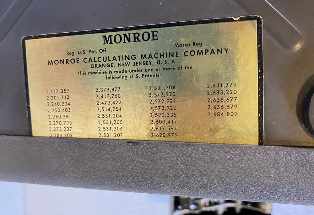 Rare Vintage Calculating Machine/ Adding Machine Model CST-10, Montgomery AL