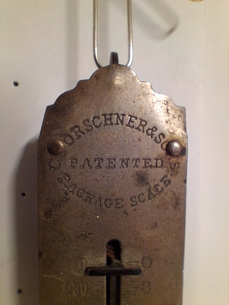 FORSCHNER AND SONS PATENTED PACKAGE SCALE