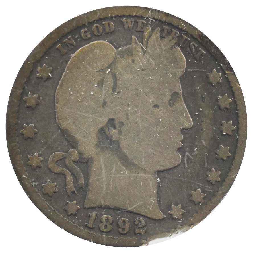 1892 Barber Quarter (G)