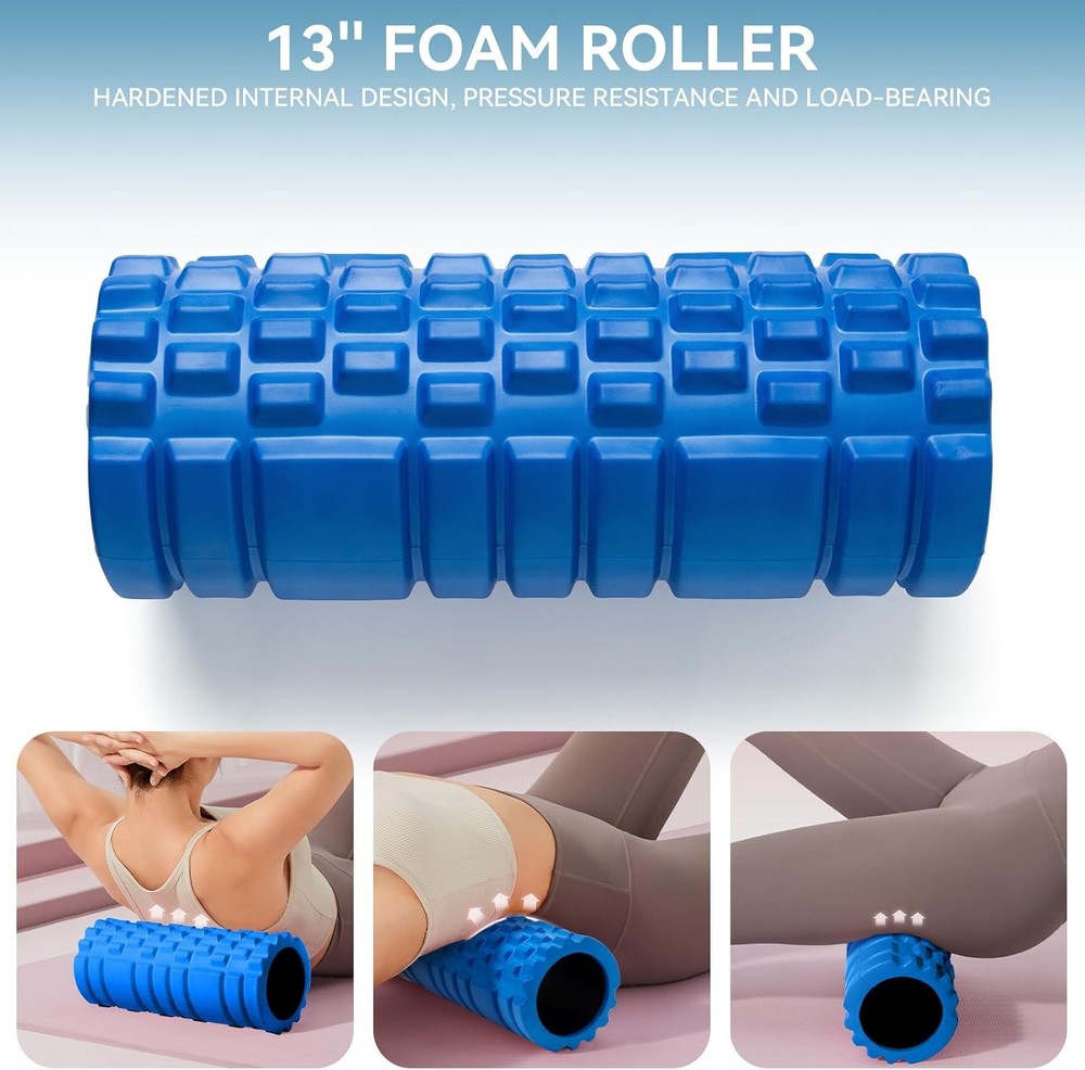 1 Fo Roller Set for Deep Tissue Muscle Massa, High Density