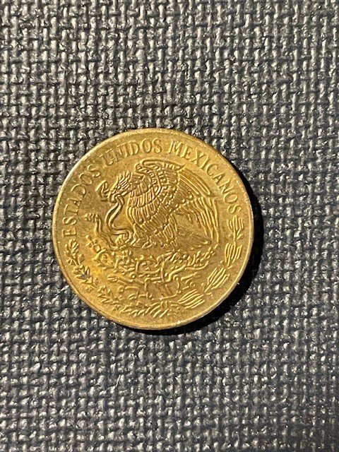 1976 Mexico Cinco Centavos Coin