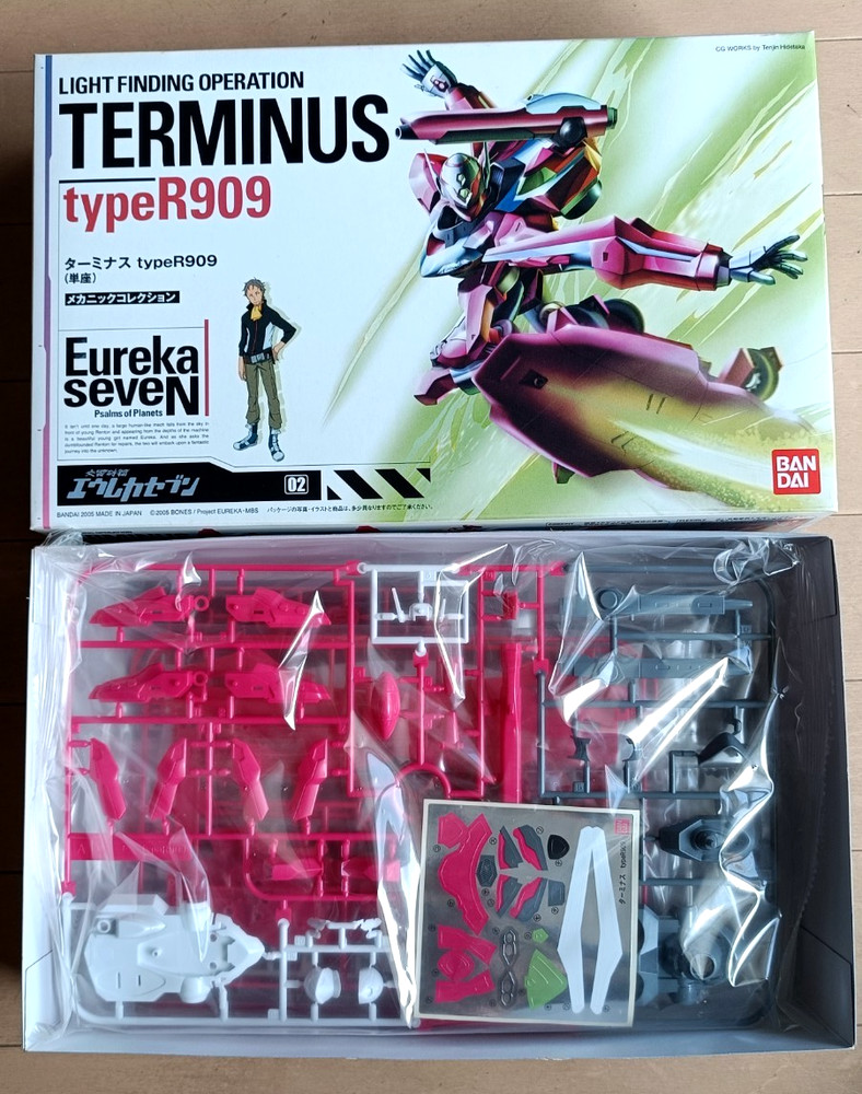 Eureka Seven Nirvash type Zero spec2 Terminus R909 R606 BANDAI Model Kit SET