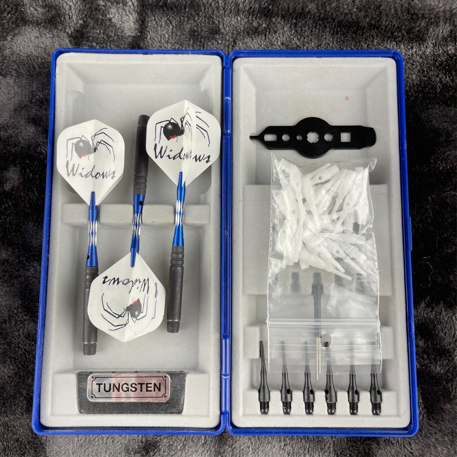 LaserDarts 20g Black Widows Smooth Ringed Barrel Soft Tip