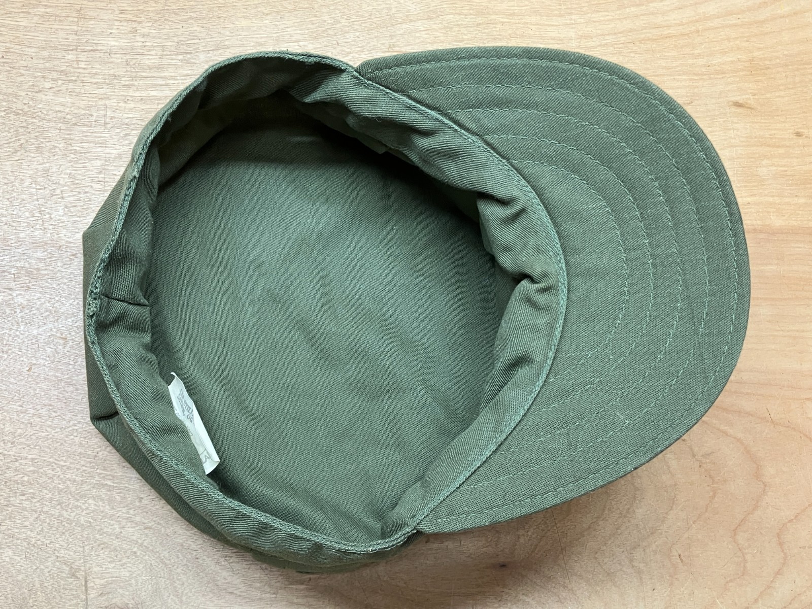 Vintage USMC Marine 8 Point OG-107 Utility Field Cap Hat Green LARGE