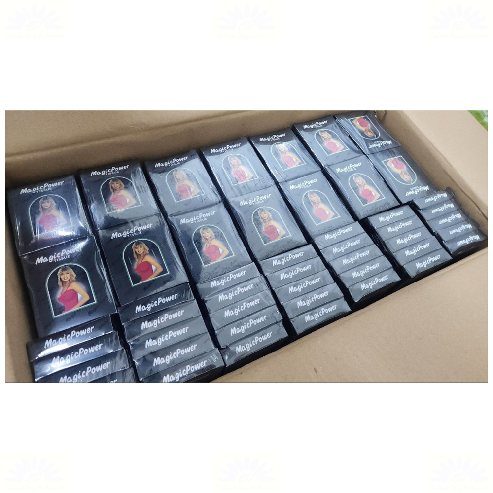 12 Box Super Magic Man Antiseptic Tissue Longer Delayed Ejaculation (72 sachets)