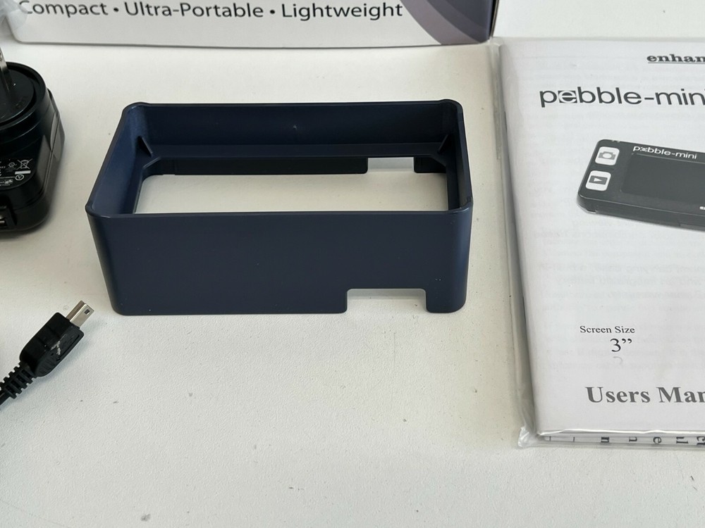 PP26: Enhanced Vision Pebble-Mini Enhanced Vision Magnifier Electronic Handheld