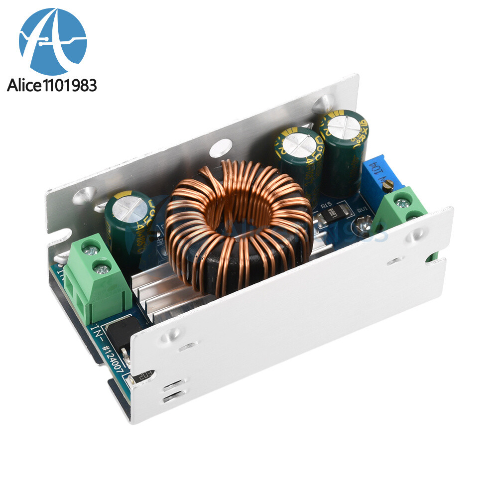100W 6A DC-DC Buck Module Adjustable Step-Down Power Module 10-90V to 1.5-60V