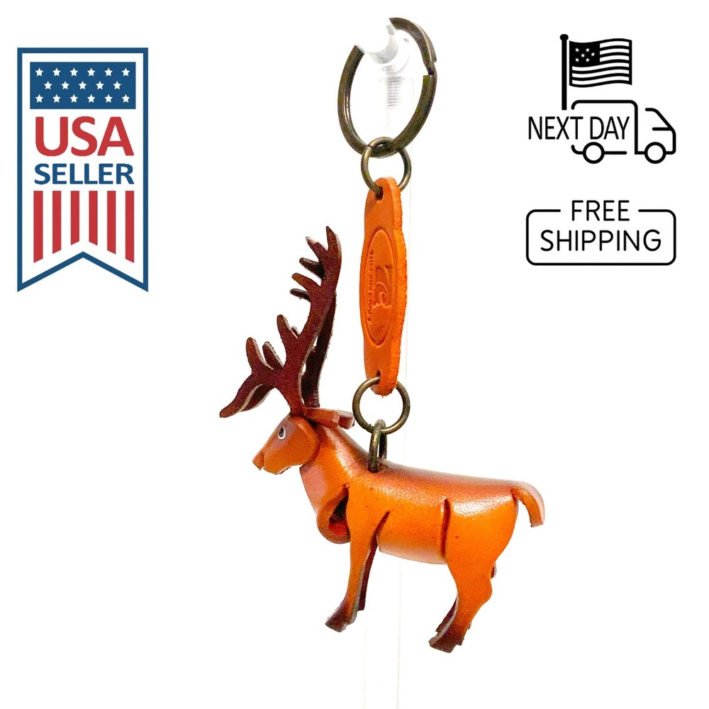 Elk Handmade Leather Keyring