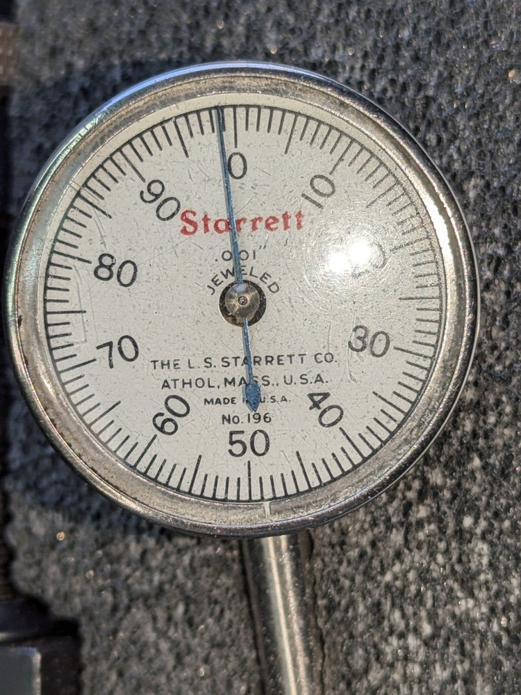 STARRETT 196 DIAL INDICATOR SET / Incomplete Set