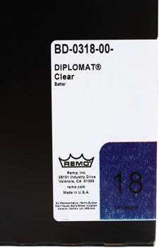 Remo Clear Diplomat Drumhead - 18"