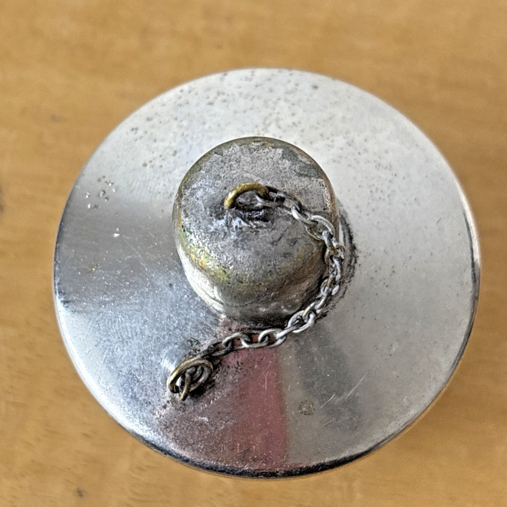 El De Uberti Silver Miniature Oil Lamp or Condiment Jar