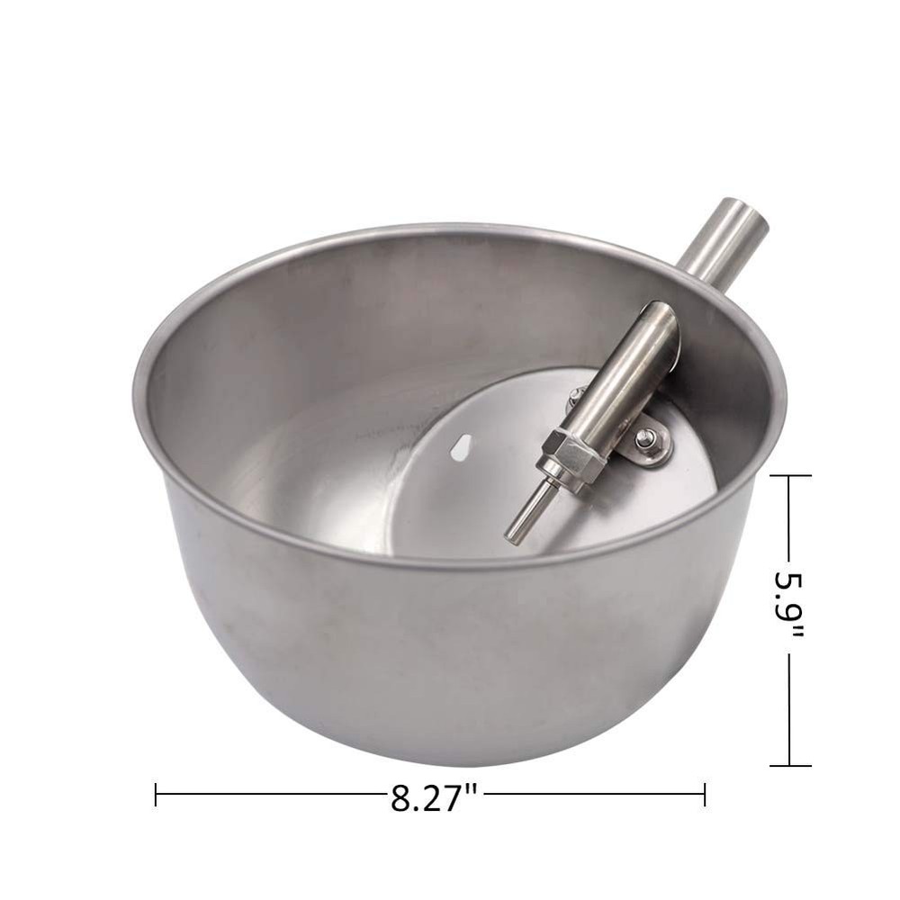 MACGOAL Stainless Steel Automatic Pig Waterer System Automatic Waterer for Pi...