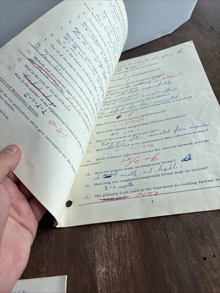 Air Training command student study guide and workbook military training 1964-65