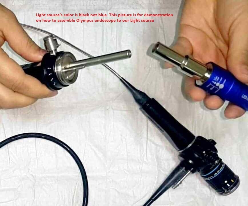 Olympus compatible endoscope LED LIGHT SOURCE + LG Battery + Charger L3