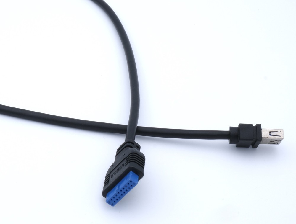 USB 3.0 Panel Mount to 20 Pin Motherboard Header Cable 60cm Front Panel