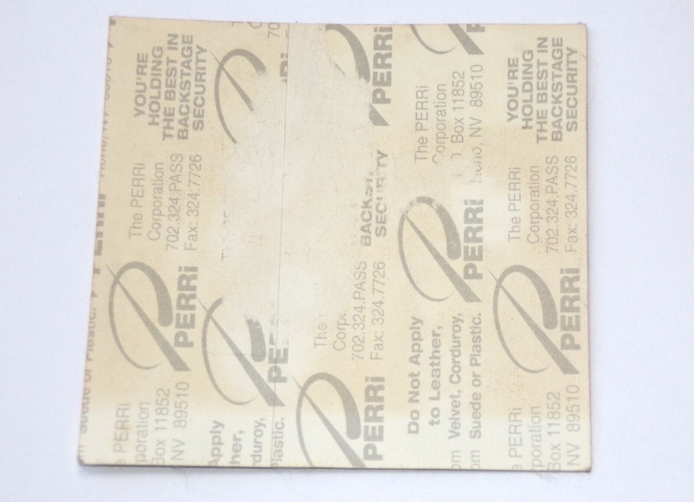 KISS vintage Satin Pass Reunion Concert Tour 1996 MerchBooth Oct7 1996 Maryland