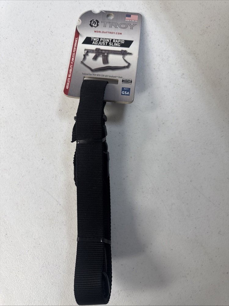 Troy 2-POINT RAPID ADJUST BATTLE SLING - BLK