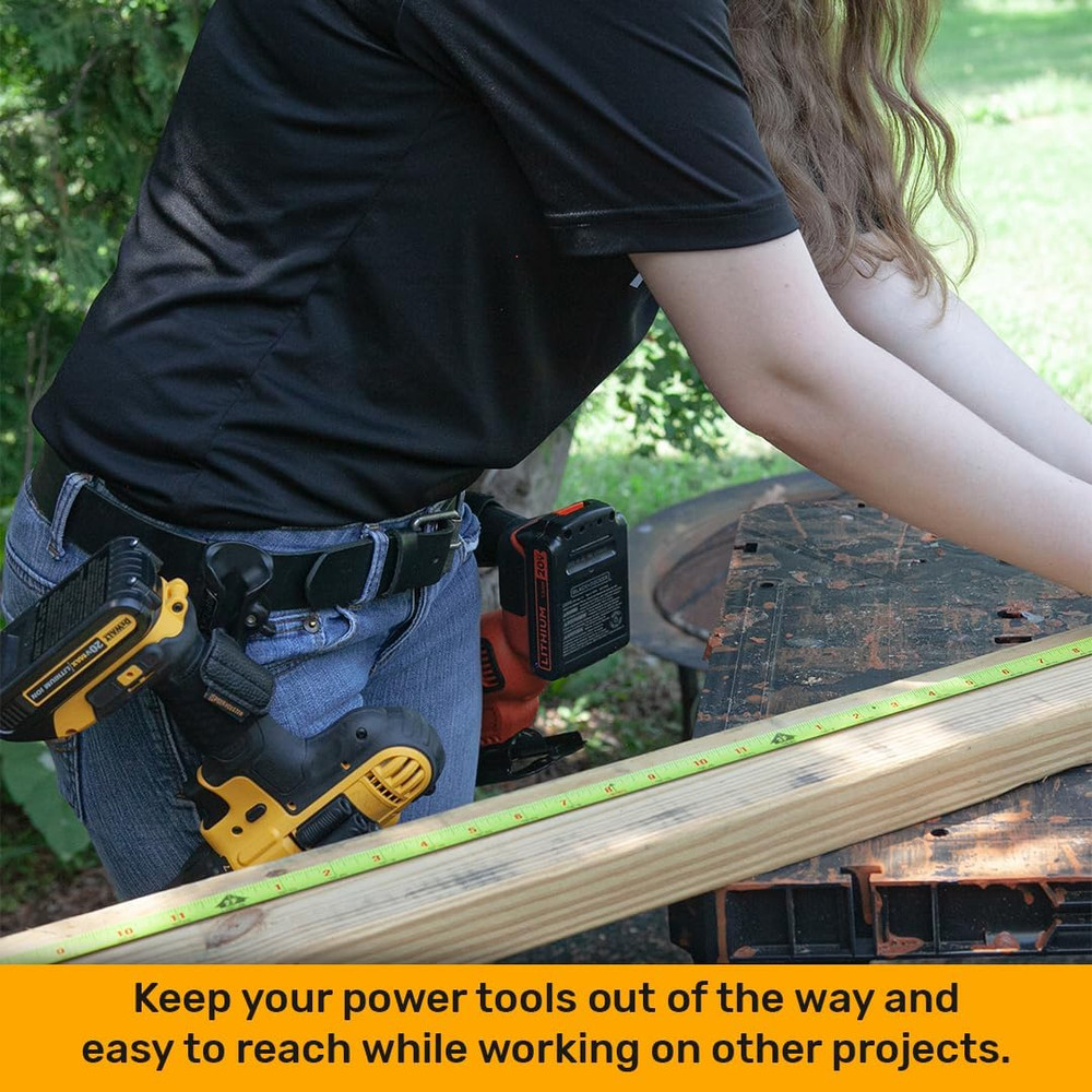 Tool Holster - Self Locking, Quick Draw, Universal Tool Holder - Clips onto Any