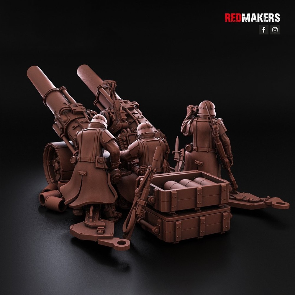 DEATH DIVISION SIEGE CANNON WITH CREW