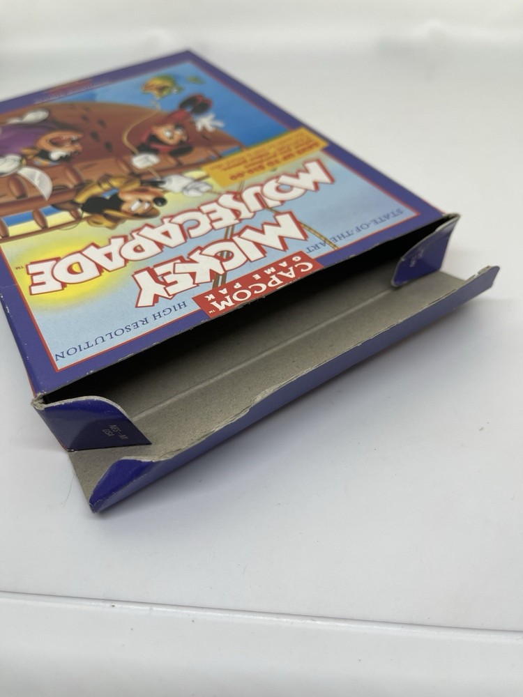Capcom Mickey Mousecapades Vintage EMPTY Game BOX ONLY Original Replacement