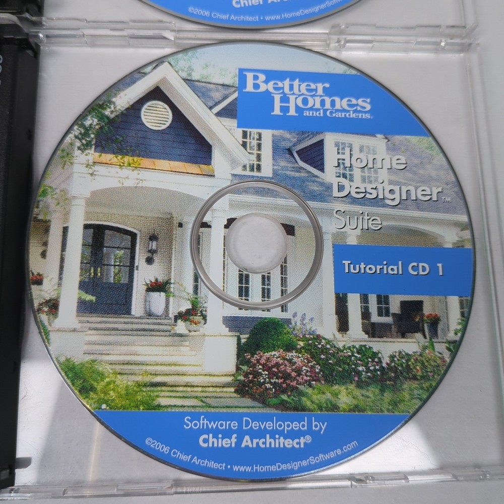 Better Homes And Gardens Home Designer Suite Computer CD 2006 version 7