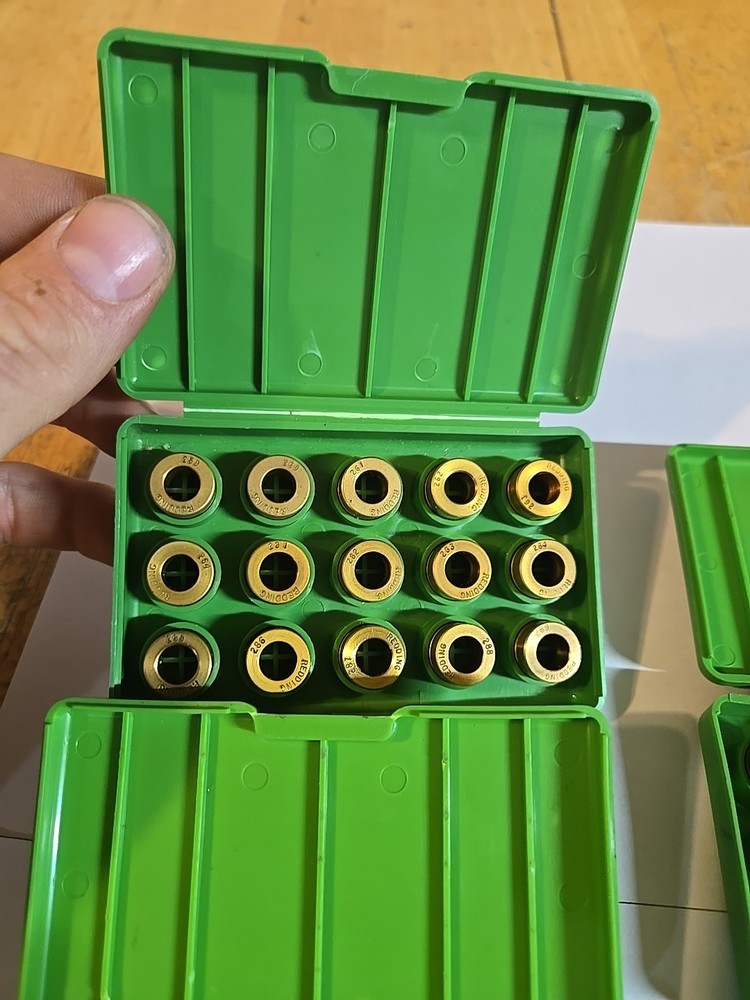 REDDING TITANIUM NITRIDE NECK SIZE BUSHING VARIOUS SIZES (SOLD INDIVIDUALLY)