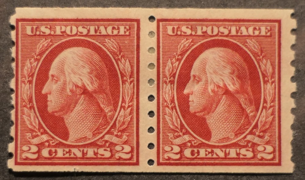 Scott # 413 Pair, Mint Original Gum (HR)