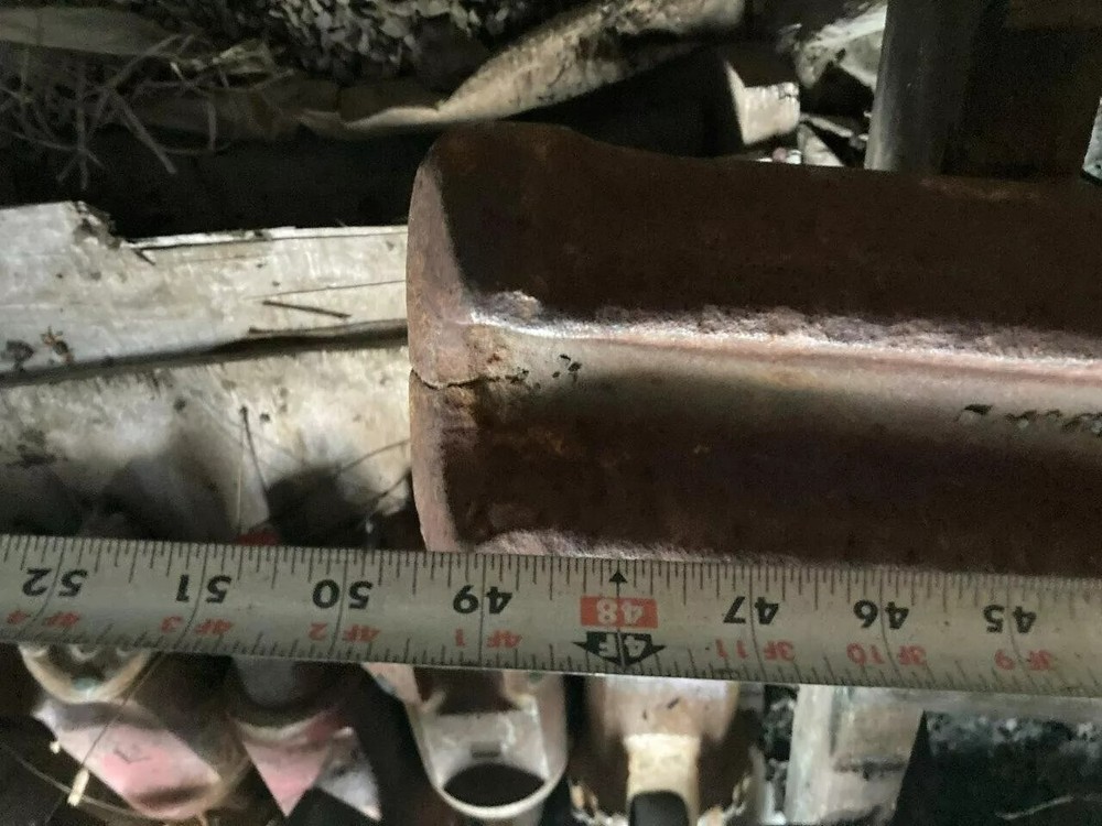 5 ¼” diameter x 49 ½” length Cable Tool Drilling Chisel Bit, tool joint 2” x 3”