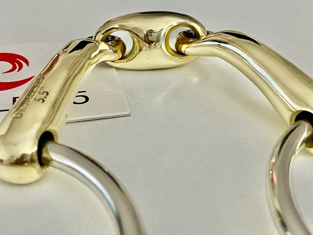 Loose Ring Snaffle Bit Curved Angled MP / Lozenge(UKSALES25®)*SAME DAY DISPATCH*