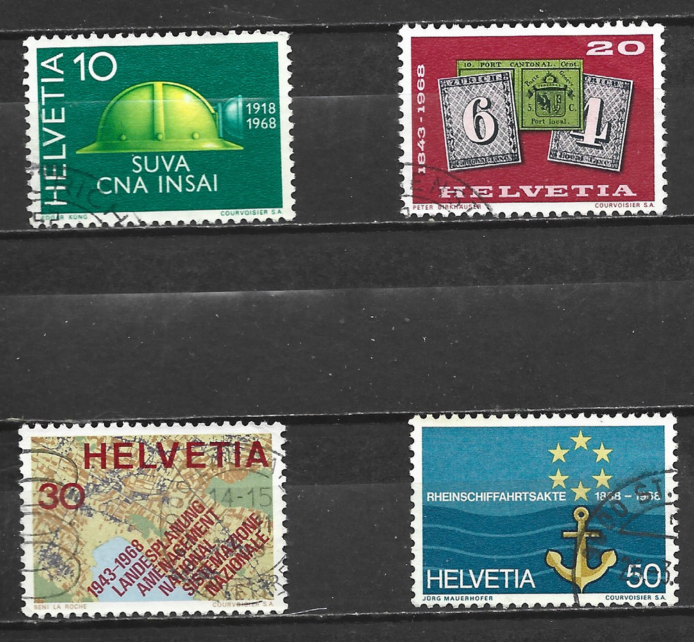 SWITZERLAND - 1968 Events -   GOOD USED SET.