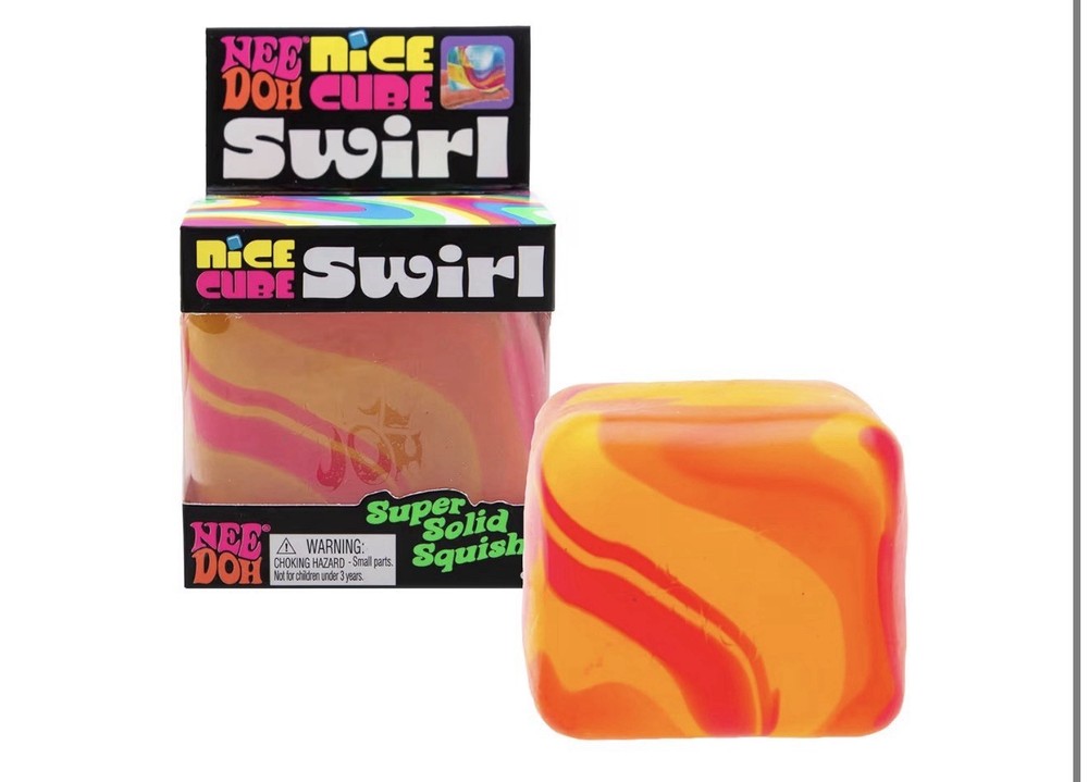 NWT NeeDoh Nice Cube Swirl Random Color