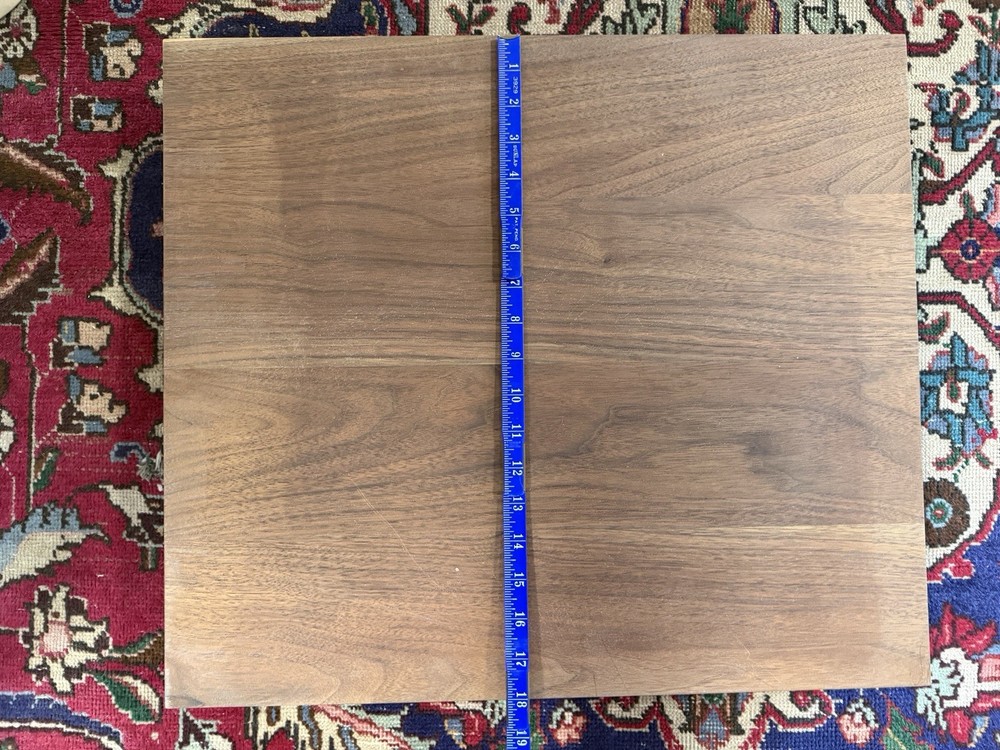 Walnut Speaker Isolation Plinth Audiophile Vibration Control Base Footed