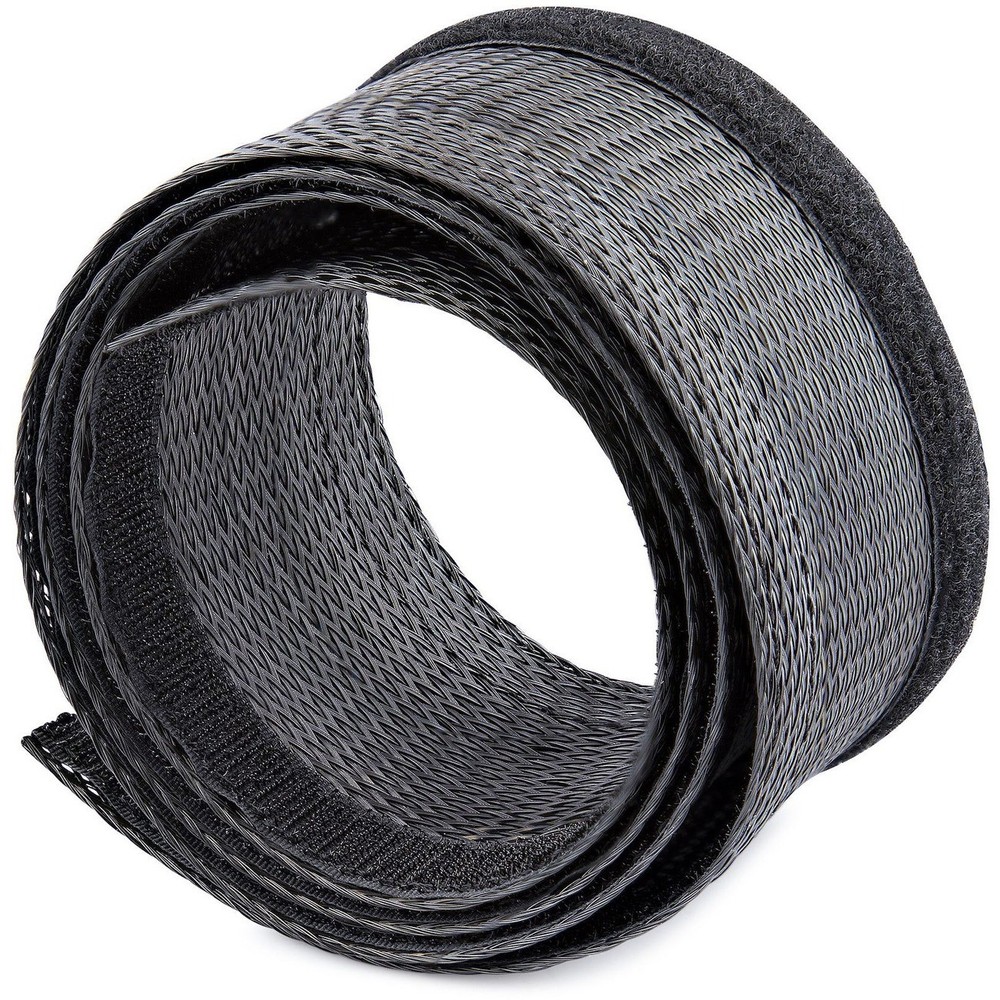 StarTech.com 10ft (3m) Cable Management Sleeve, Trimmable Heavy Duty Cable Wrap,