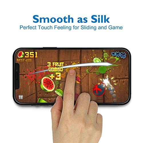 Matte Glass Screen Protector for iPhone 12 Pro/iPhone 12 6.1-Inch 2020, Anti