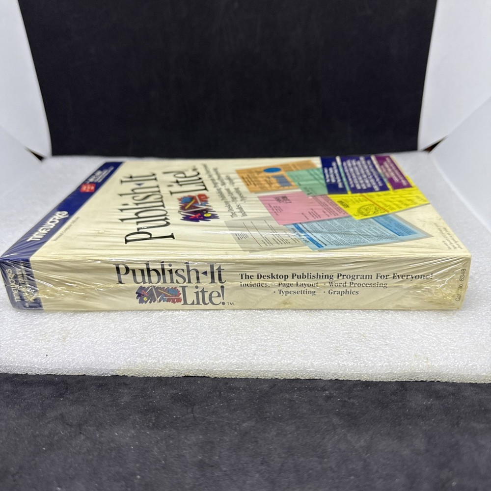 Timeworks Publish-It Lite! dos desktop publishing. New.