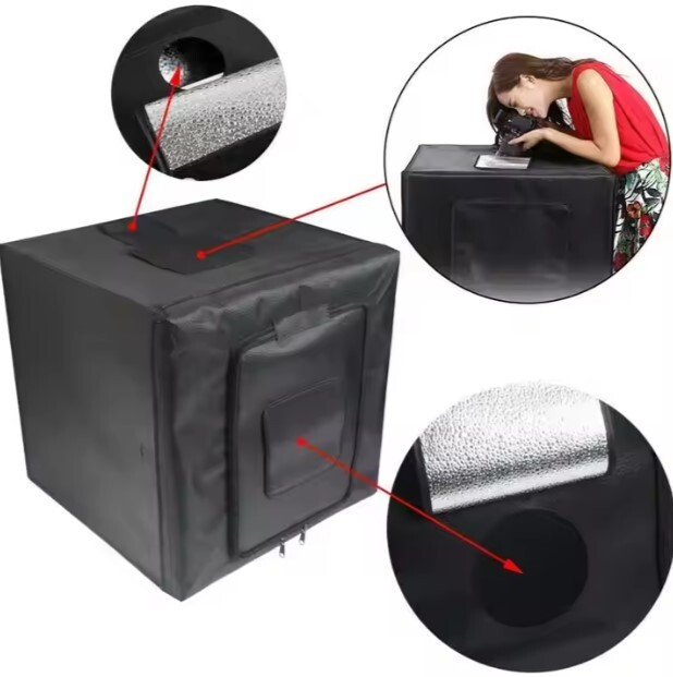 24" x24"x24" Photography Photo Studio Light Box LED Cube Tabletop 24x24x24 INCH