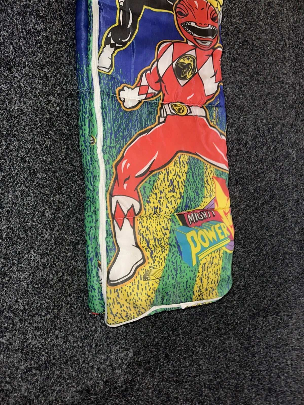 Vintage 1994 Mighty Morphin Power Rangers Sleeping Bag 30" x 57"