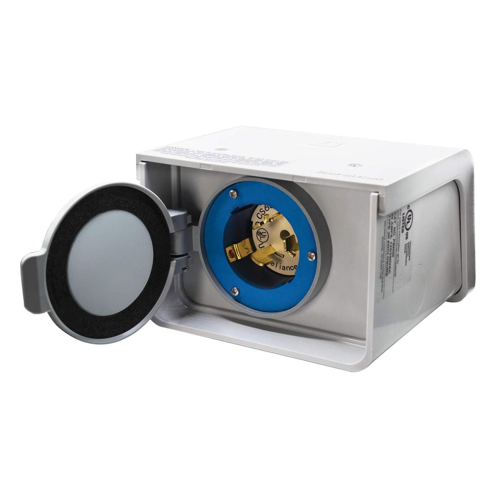 DuroMax XP50PBN 50-Amp 12,500-Watt Non-Metallic Power Inlet Box