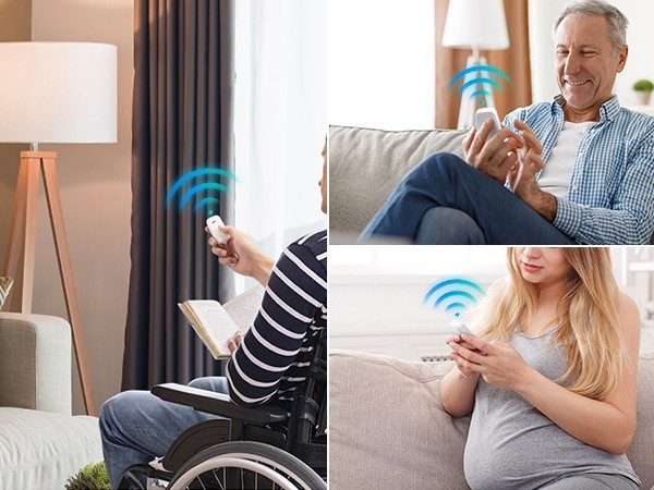 DEWENWILS RF Remote Control Outlet,100FT Range Through Walls 2 Outlet,ETL Listed