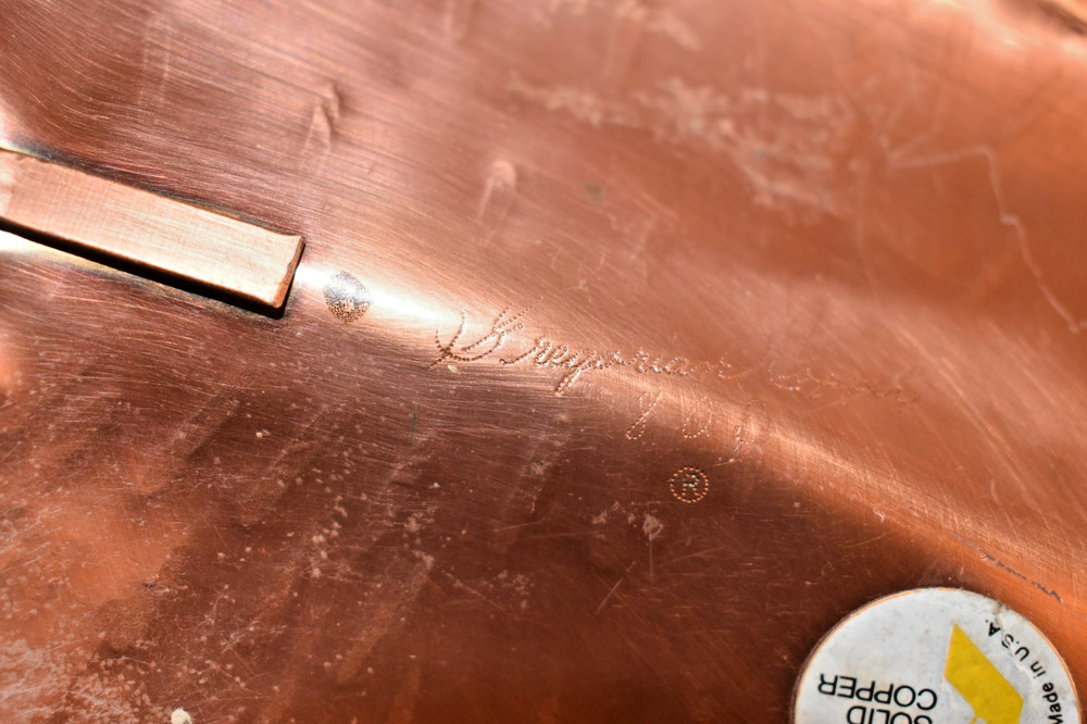 GORGEOUS 100% Copper Wall Pocket Holder for Everything!