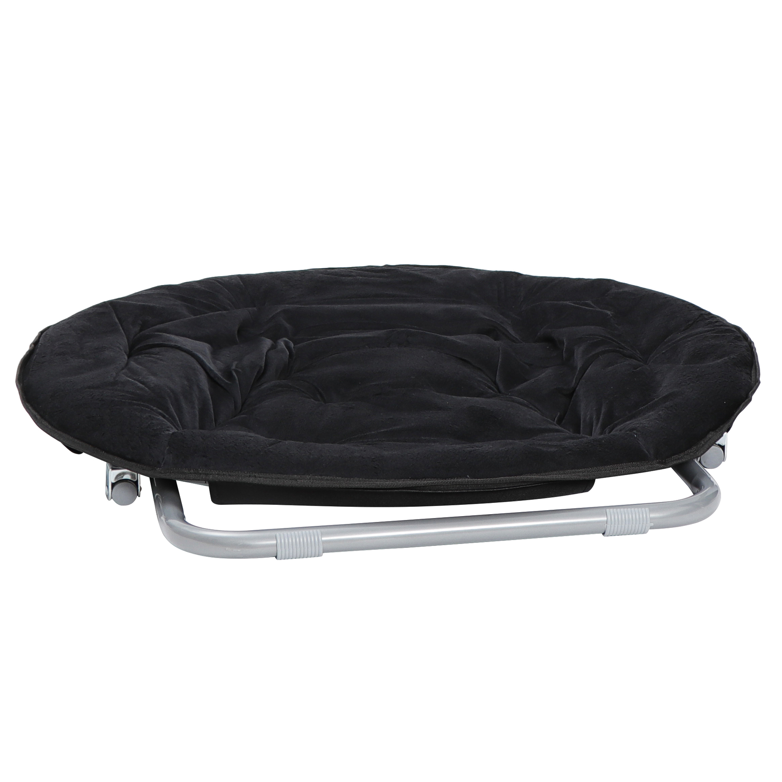 Oversized Moon Saucer Chair Seat Stool Soft Folding Home Living Room Sofa Black