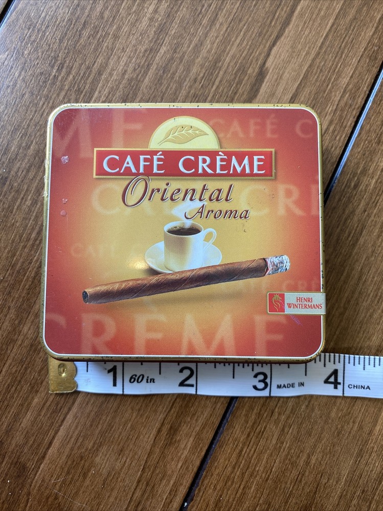 Cafe Creme Tin Box Mini empty