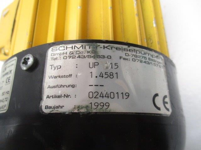SCHMITT-KREISELPUMPEN UP115 UNMP