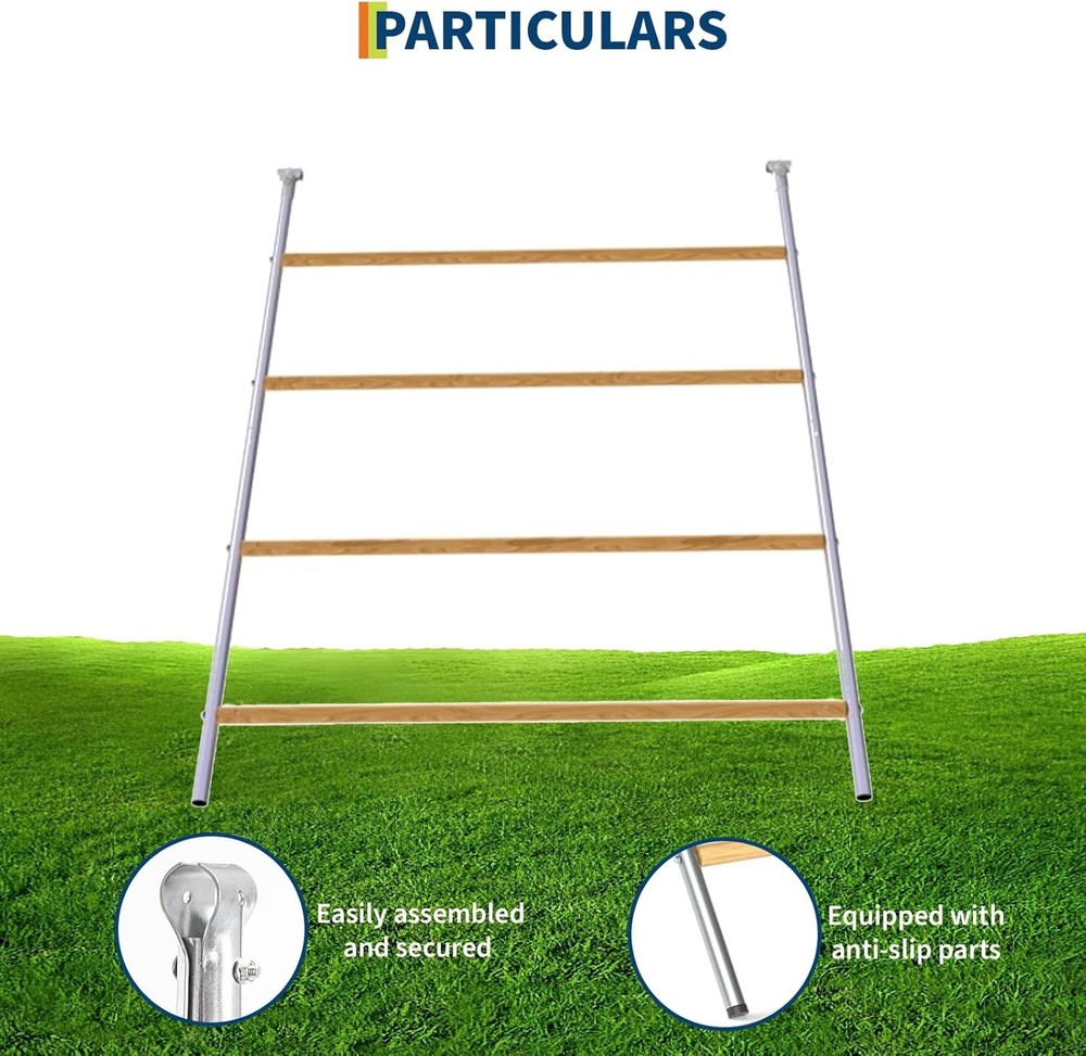 Chicken Perch Ladder for Coops Large Chicken Roosting Bars for Backyard Poultry